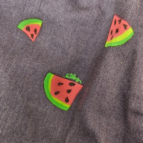 Lilly Pulitzer Vintage Mens Watermelon Print Pleated Front Khaki Shorts 38 - Picture 4 of 5